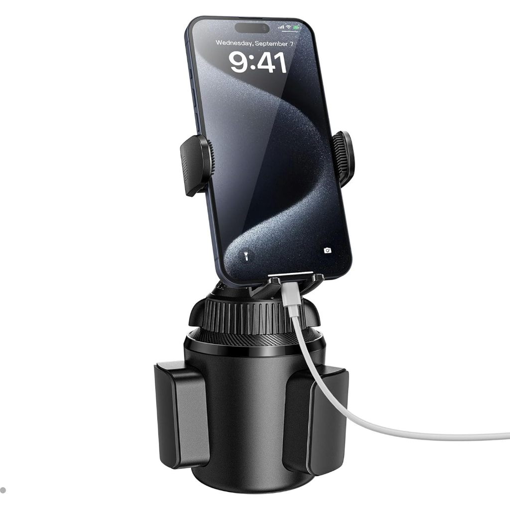 APPS2Car Giá đỡ điện thoại cốc ô tô đa năng | Mở rộng nhanh tay dài | 360° Xoay | Có thể điều chỉnh 
