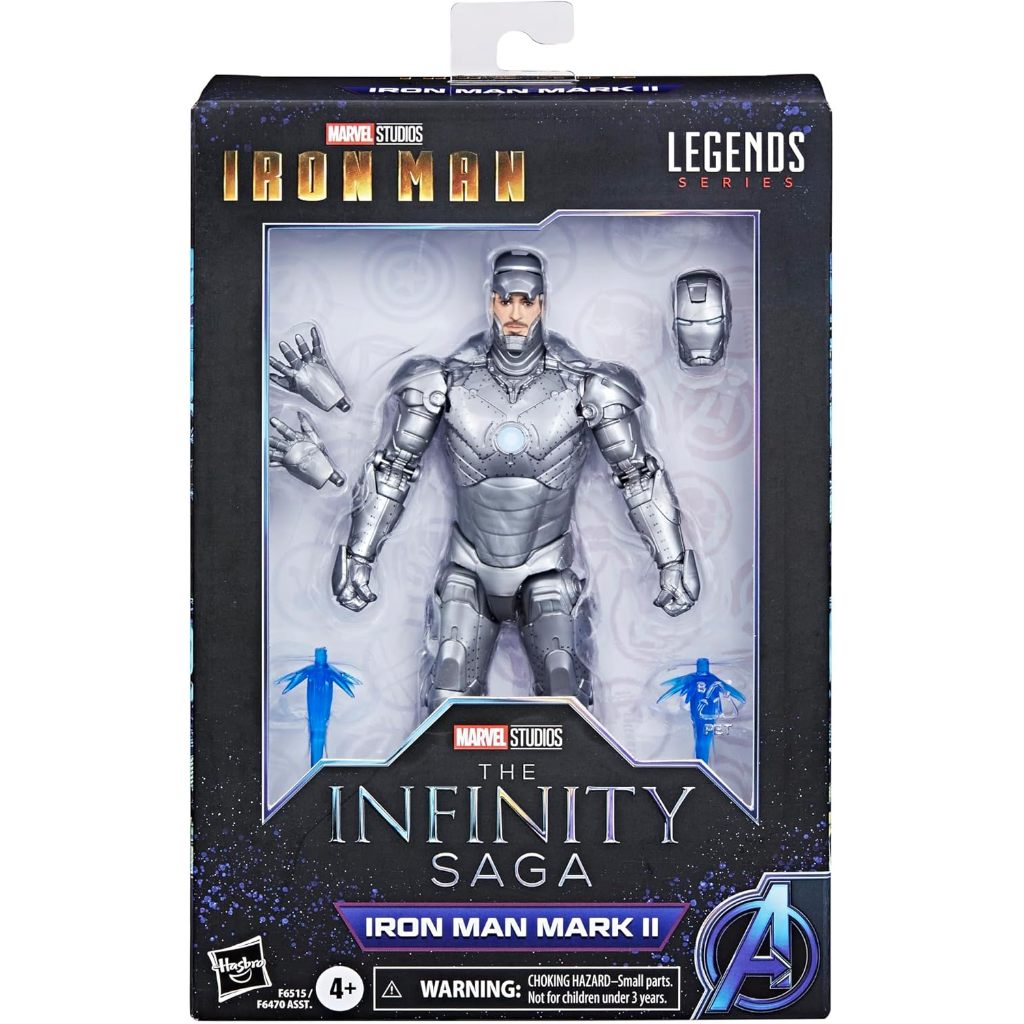 Marvel Legends Series Iron Man Mark II, Iron Man Collectible 6 Inch Nhân vật hành động F6515