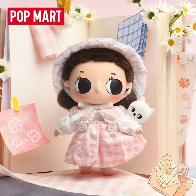 POPMART Nyota Little Moments Series Đồ chơi sang trọng Hộp mù Hình quà tặng