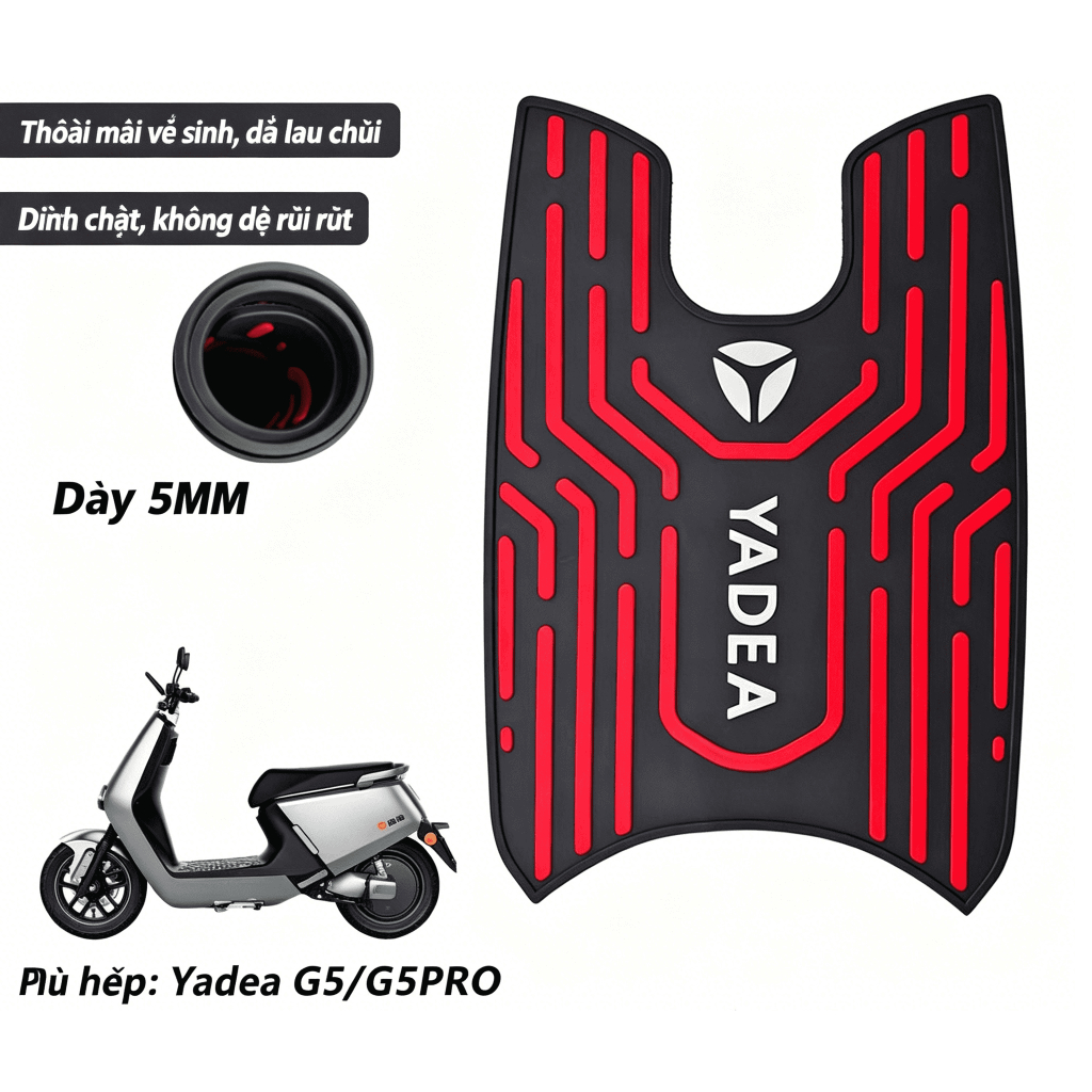 Yadea Guanneng G5 G5pro Thảm lót sàn xe tay ga điện Phụ kiện sửa đổi
