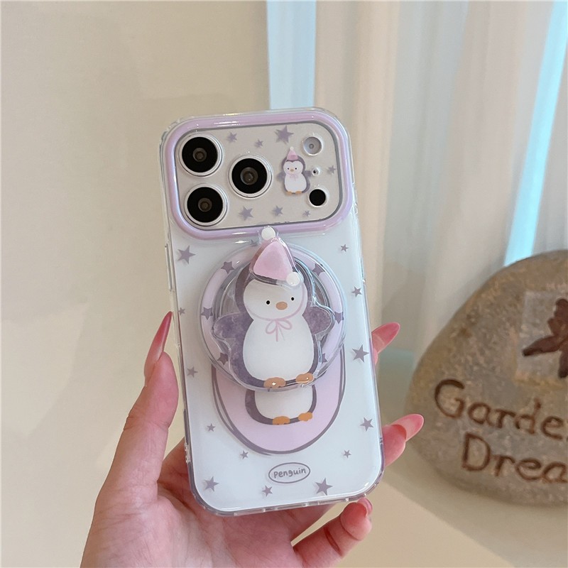 Ốp điện thoại xử lý iPhone 17 Pro max Penguin pattern TPU cho iPhone 17 Pro max