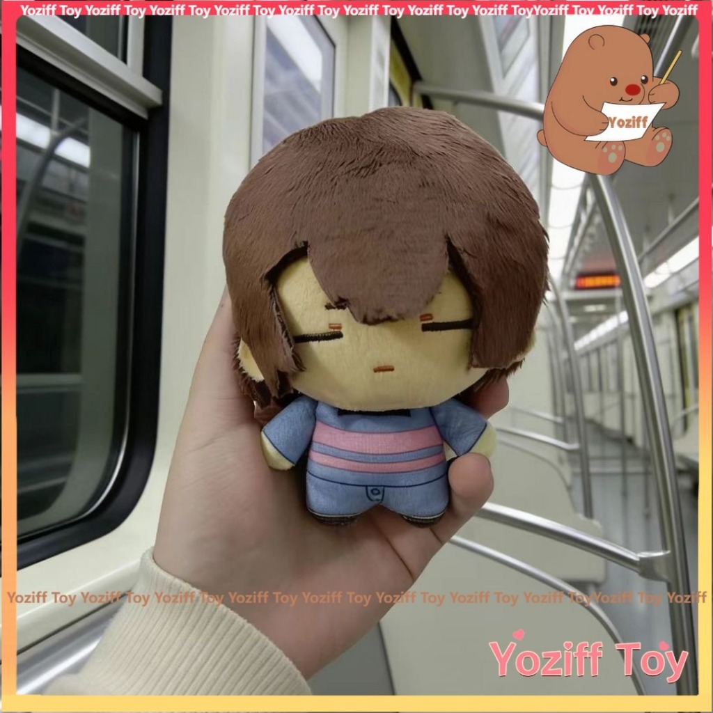 10cm Undertale Frisk Sang Trọng Búp Bê Mặt Dây Chuyền Sinh Nhật Anime Mềm Mại Dễ Thương ‌‌Ba lô đồ c