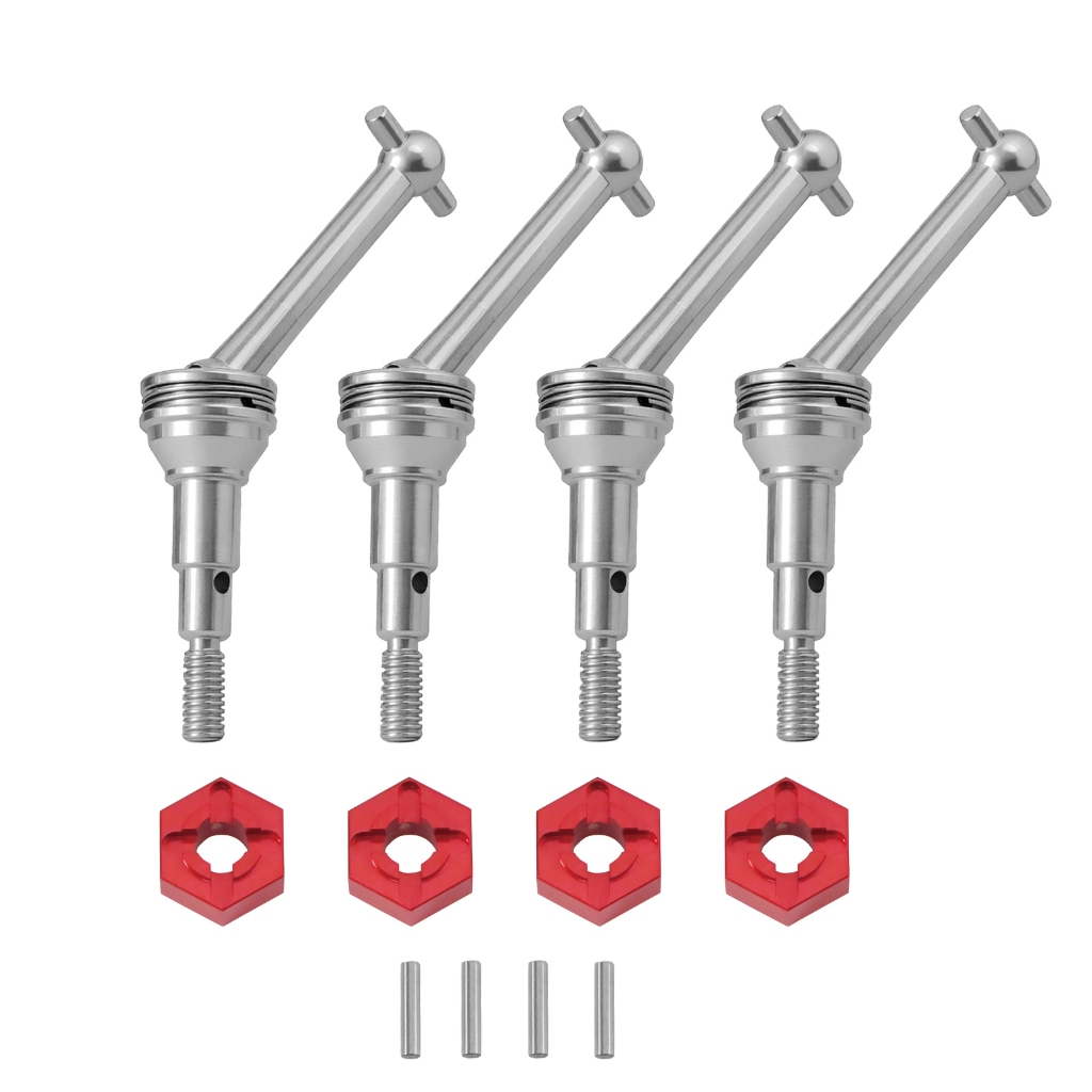 Dành Cho MJX Hyper go 1 / 14 14301 14302 14303 14304 RC Xe Kim Loại Phía Trước Phía Sau Trục Truyền 