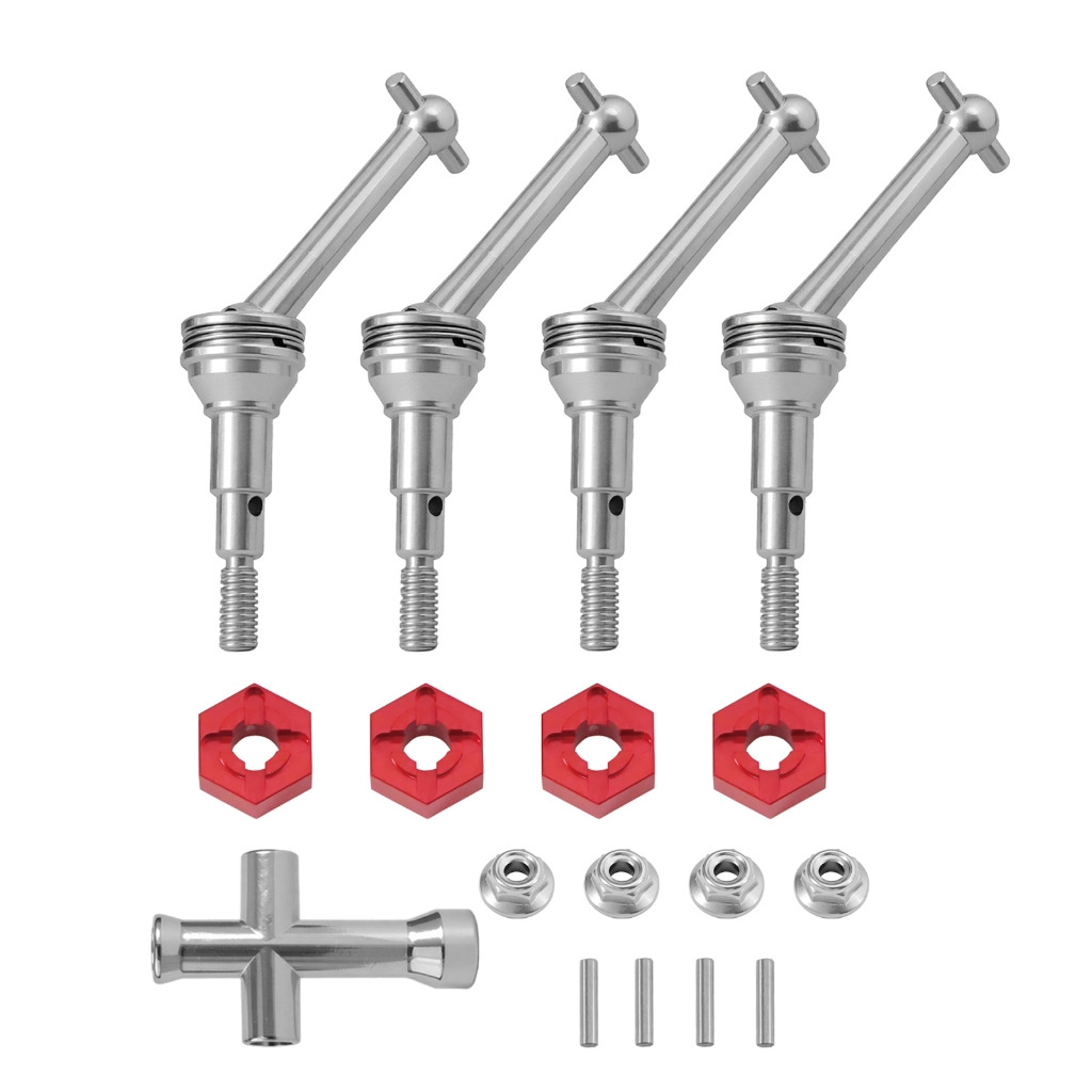 Dành Cho MJX Hyper go 1 / 14 14301 14302 14303 14304 RC Xe Kim Loại Phía Trước Phía Sau Trục Truyền 