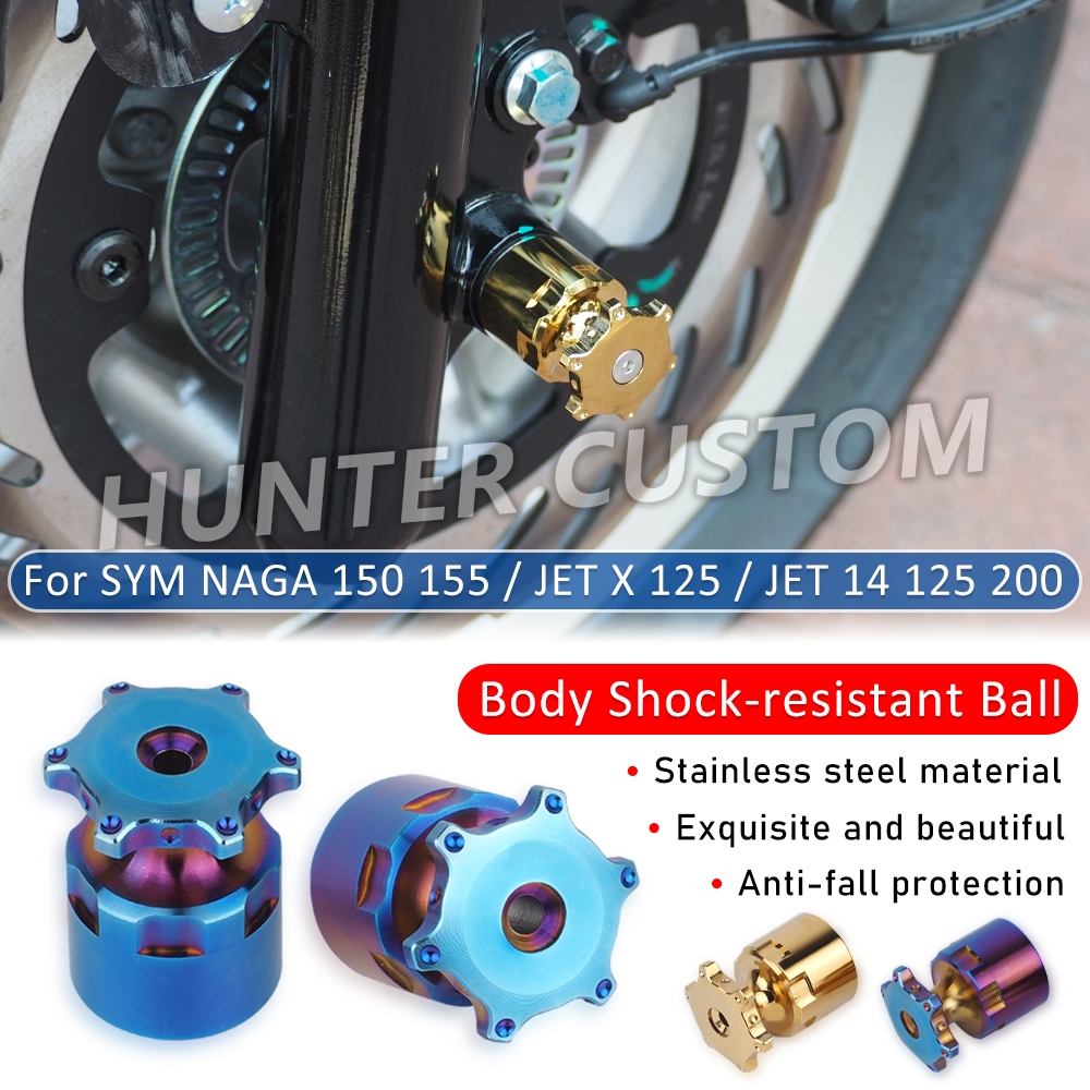 Dành Cho SYM NAGA 150 155 / JET X 125 / JET 14 125 200 Bánh Xe Phuộc Trước Bảo Vệ Mùa Thu Thanh Trượ
