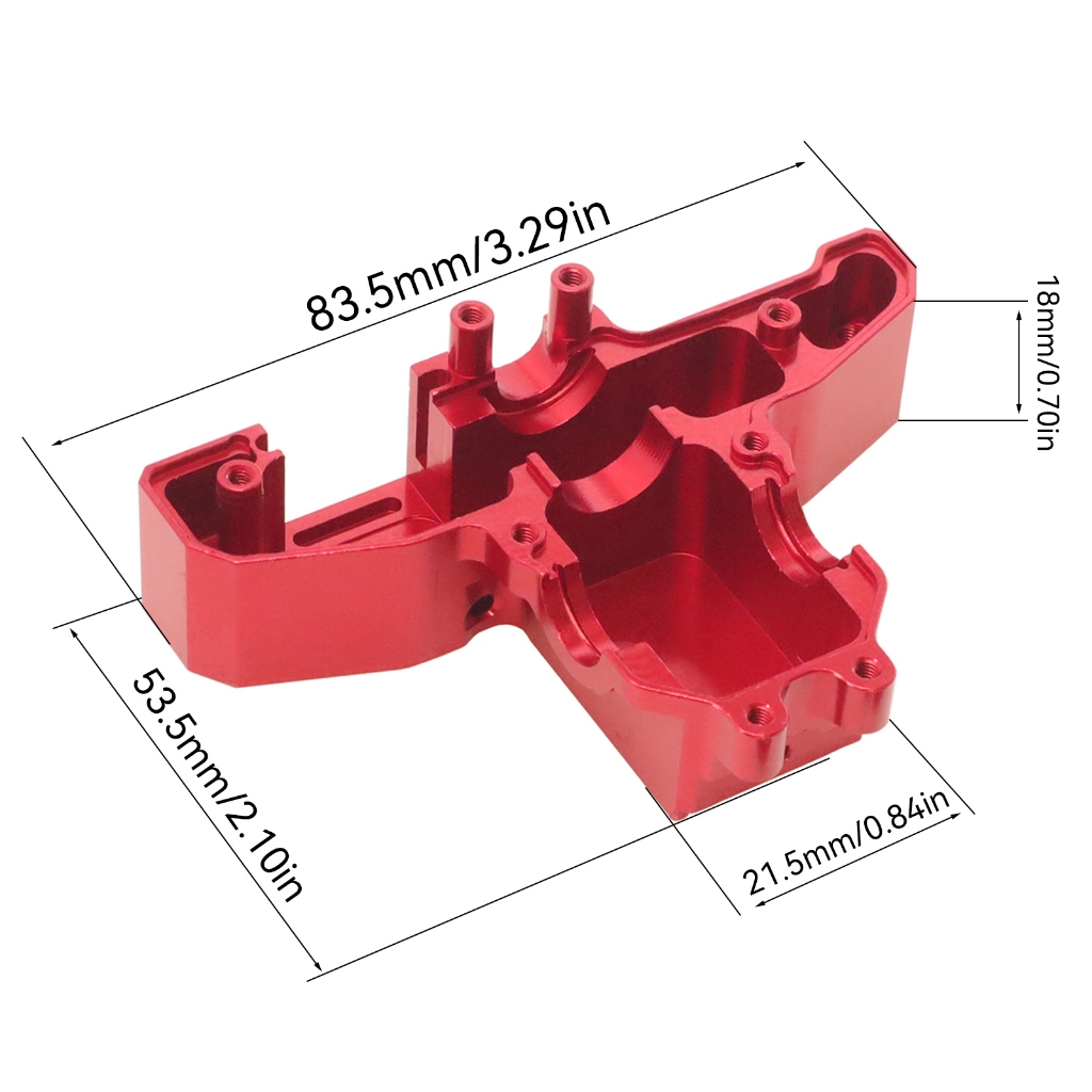 Dành Cho MJX Hyper go 1 / 14 14211 14210 14209 RC Xe Hộp Số Kim Loại Bao Nâng Cấp Phía Sau Dưới Hộp 
