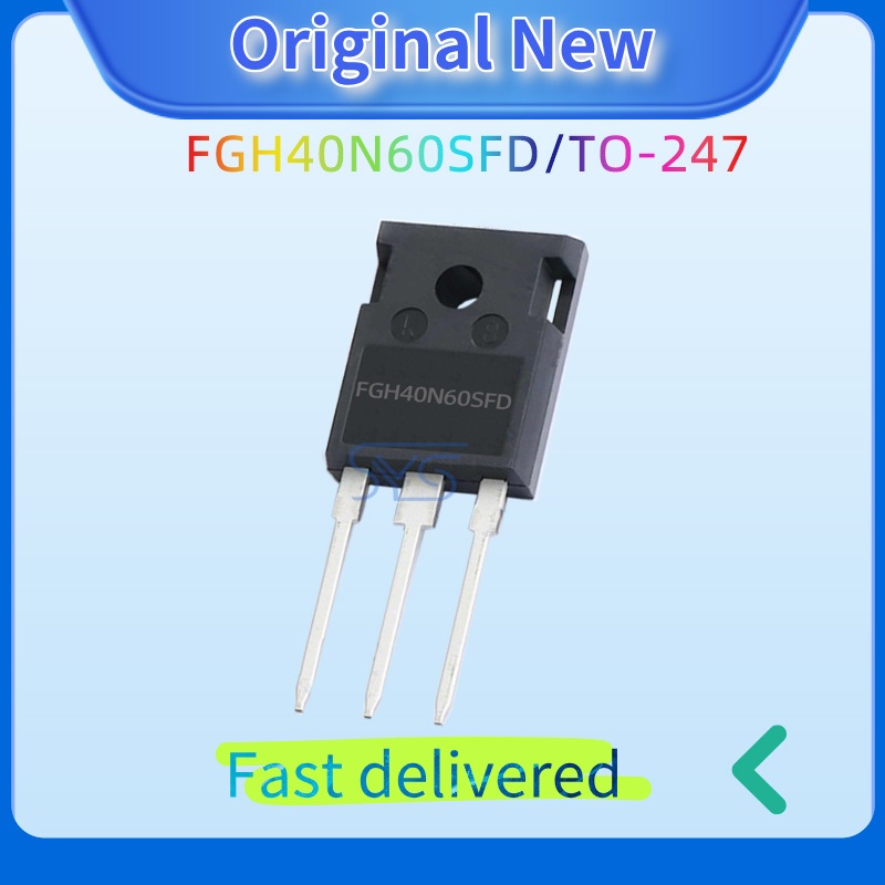 5 Chiếc FGH40N60SFD Chính Hãng FGH40N60SFDTU TO-247 600V 80A IGBT Ống 40N60SFD