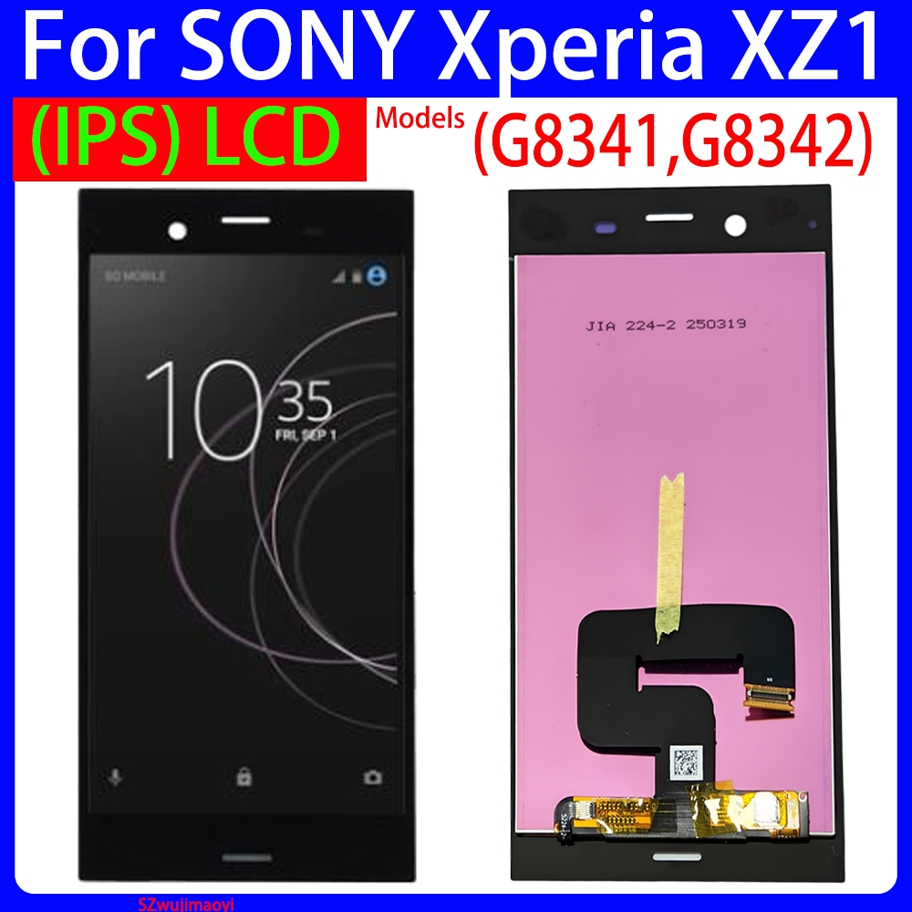 5.2 "Chất Lượng Cao Cho SONY Xperia XZ1 LCD G8341 G8342 Màn Hình Hiển Thị Bộ Số Hóa Cảm Ứng Lắp Ráp 