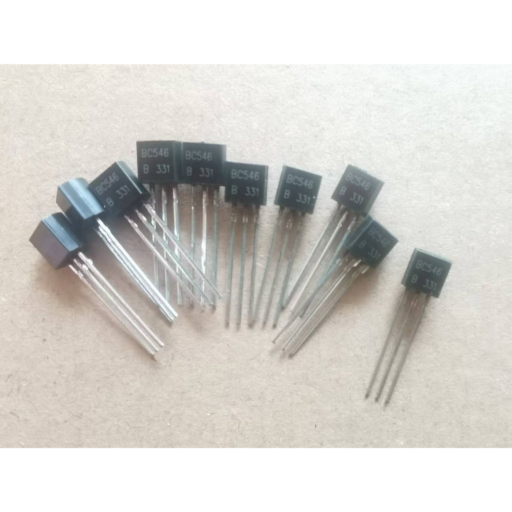 ((50 CÁI) BC546B BC547 BC548 549 550 BC556 BC557 558 559 In-Line Triode TO92