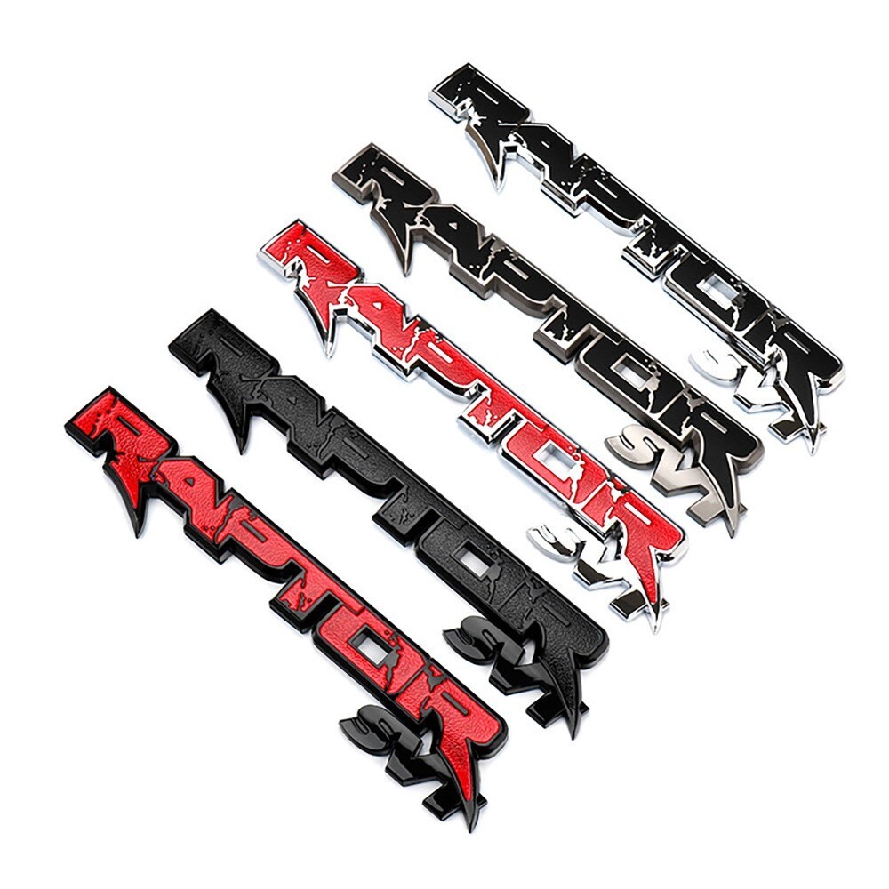 ((Có sẵn) Nhãn dán RAPTOR SVT Thích hợp cho Nhãn xe Ford F150 Hộp đuôi Nhãn tiếng Anh fx4 F150 Sửa đ