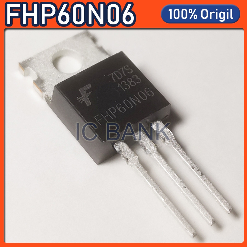 10 Cái FHP60N06 TO-220 FHP 60N06 TO220 N-kênh 60A / 60V MOSFET Transistor IC gốc mới
