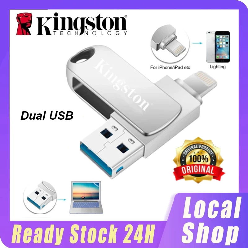 Thẻ nhớ Kingston 512GB / 1TB / 2TB – Ổ đĩa bút tốc độ cao cho PC, Mobile & Tablet, Hỗ trợ iOS – Giải