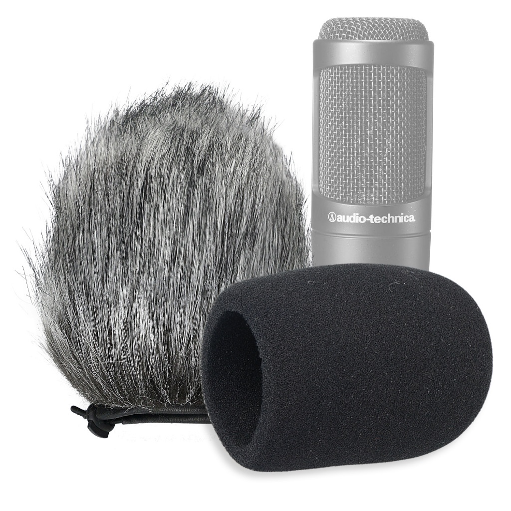 Kính chắn gió và bọt, Micrô ngoài trời trong nhà Tấm che gió cho Audio-Technica AT2020, AT2020USB, A