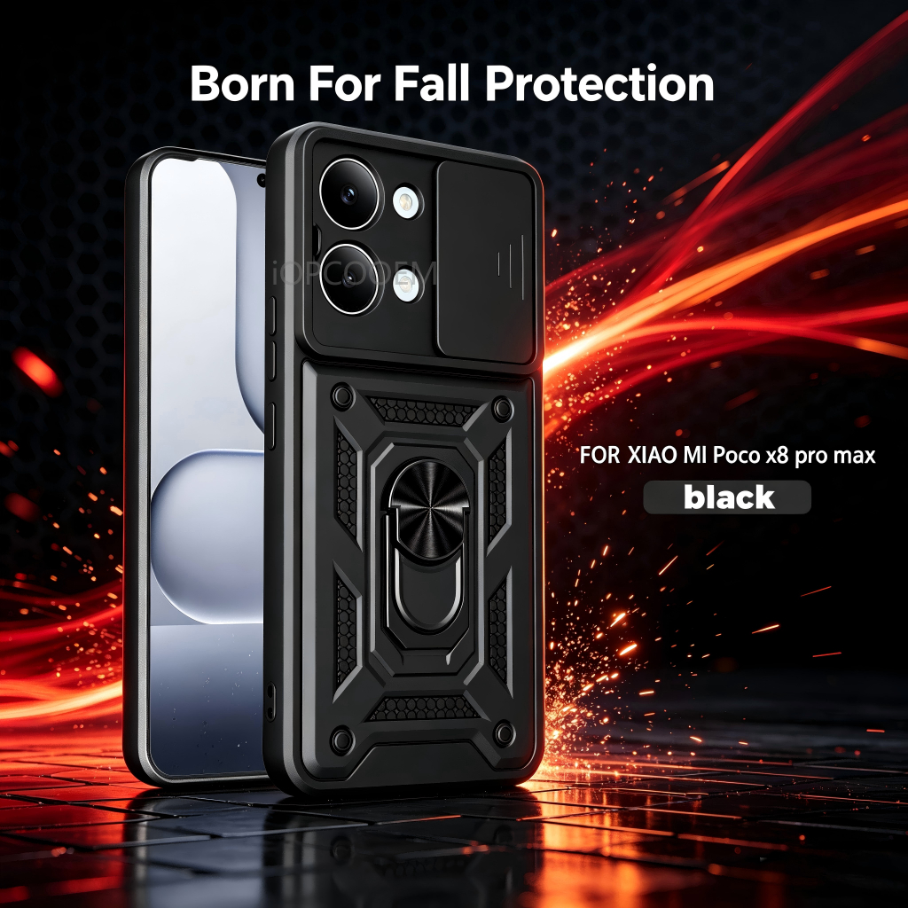 Ốp bảo vệ ống kính Giáp chống sốc Xiaomi Poco X8 Pro Max X7 X6 F8 F7 Ultra F6 M8 M7 Plus M6 Pro 4G 5