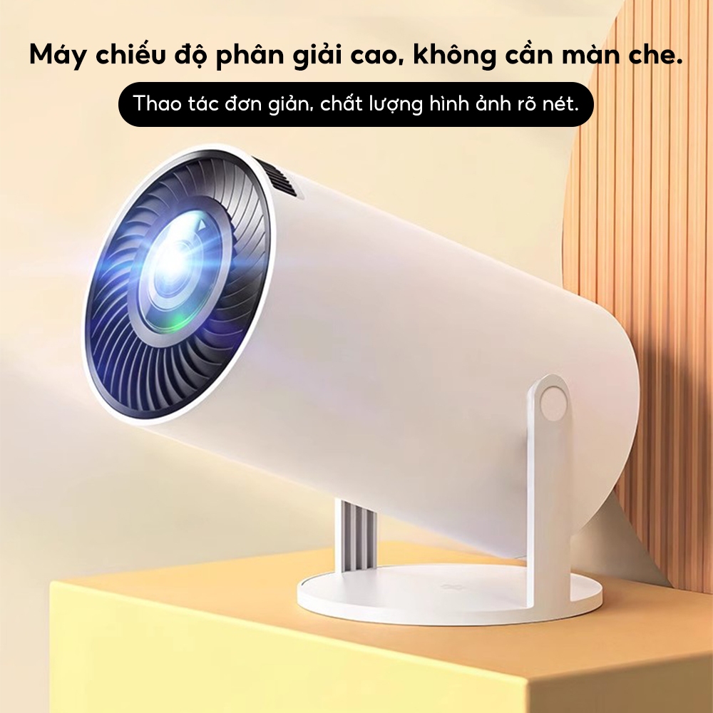Máy chiếu HY300 PRO Android 13.0 4k Rạp hát tại nhà WiFi6 1920 * 1080P Hỗ trợ màn hình chiếu điện th