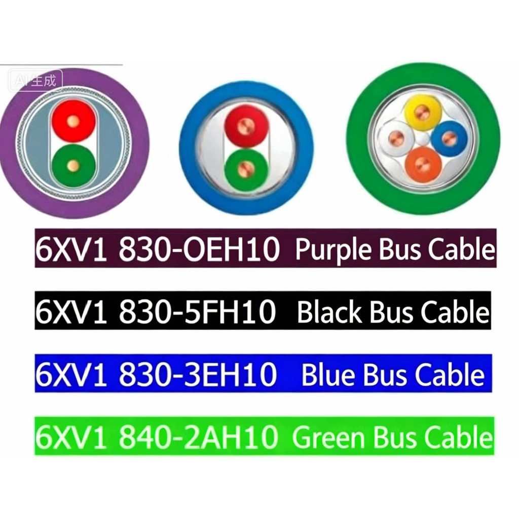 6XV1840-2AH10 Siemens Công Nghiệp Ethernet FC TP Cáp Tiêu Chuẩn GP 2x2 4 Lõi Profibus Cáp 6XV14000-3