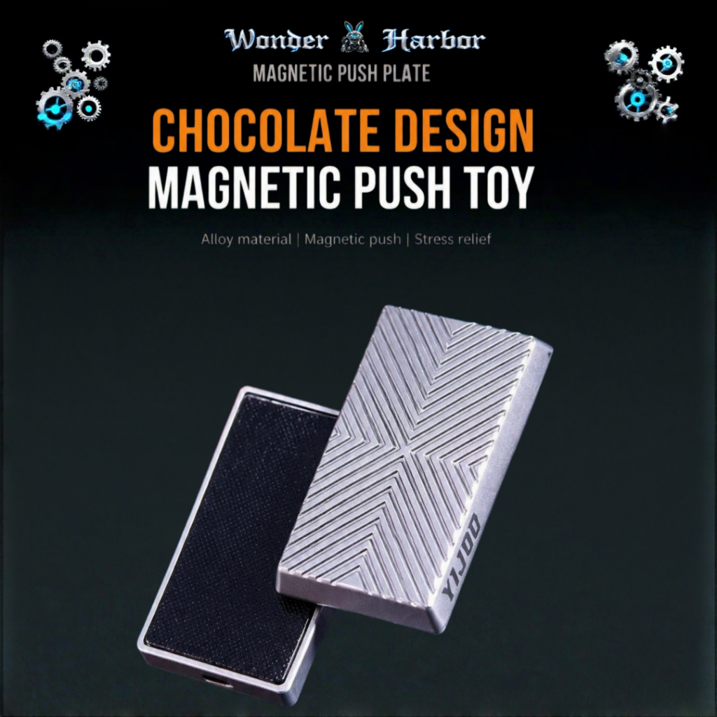 Chocolate EDC Infinite-Position Fidget Slider & Fidget Spinner