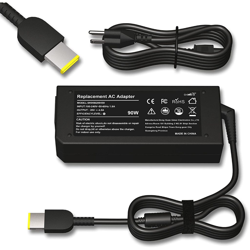 Bộ Chuyển Đổi AC 90W 20V 4.5A Sạc Laptop Cho Lenovo ThinkPad X1 Carbon T440 E431 G410 45N0237 45N023
