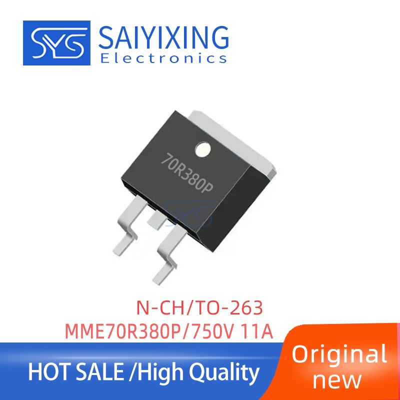 5 Chiếc 70R380P MME70R380P Miếng Dán TO-263 Hiệu Ứng Trường Ống MOS 750V 11A