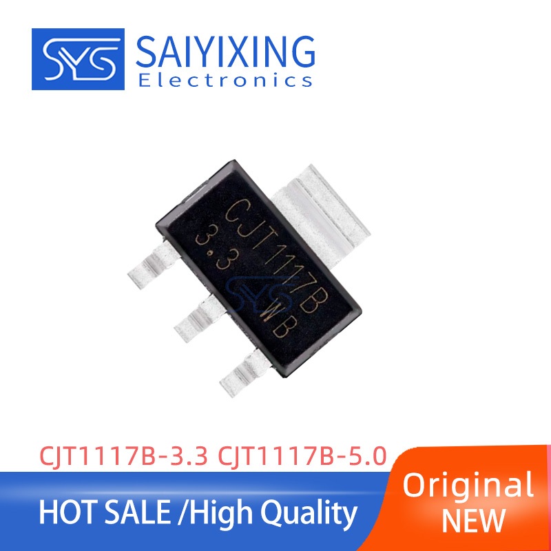 20 Chiếc Chính Hãng CJT1117B-3.3 CJT1117B-5.0 SOT-233 1A Điện Áp Tuyến Tính Công Suất Thấp Chip Điều