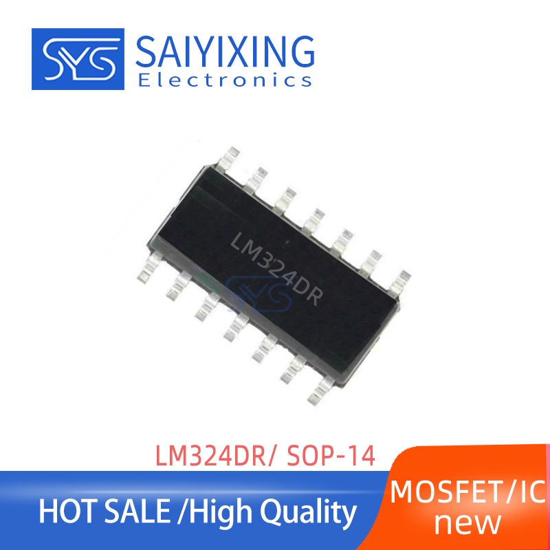 40 Chiếc LM324 LM324DR LM324DT SOP-14 Miếng Dán Hoạt Động Khuếch Đại IC