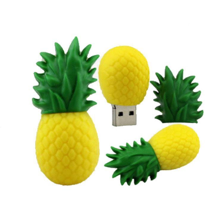 Ổ đĩa flash USB hình quả dứa dễ thương Ổ đĩa Mini di động 1GB 2GB 4GB 8GB 16GB 32GB 64GB 128GB 2TB Ổ
