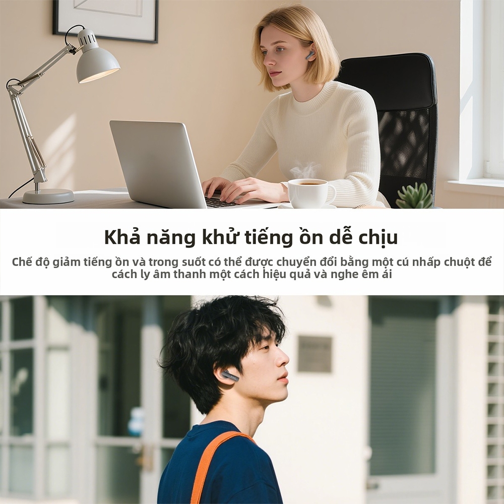 HTC NE40 Tai Nghe Bluetooth 6.0 Phiên Dịch AI Tai nghe không dây, Màn hình LED Độ trung thực cao, Thích hợp cho trò chơi, văn phòng, thể thao, âm nhạc và điện thoại Tai nghe nhét tai, Tai nghe chống nước IPX5, Tai nghe nhét tai micrô tích hợp | BigBuy360 - bigbuy360.vn