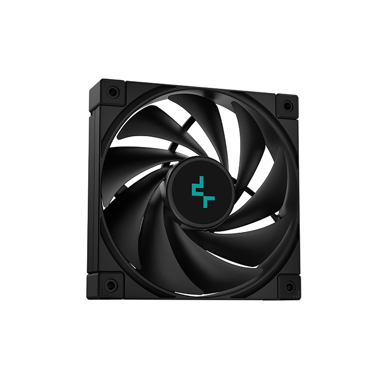 Quạt Tản Nhiệt DeepCool FK120 4-Pin PWM 1850 RPM 120mm Màu Đen Chất Lượng Cao 12cm Vòng bi động chất