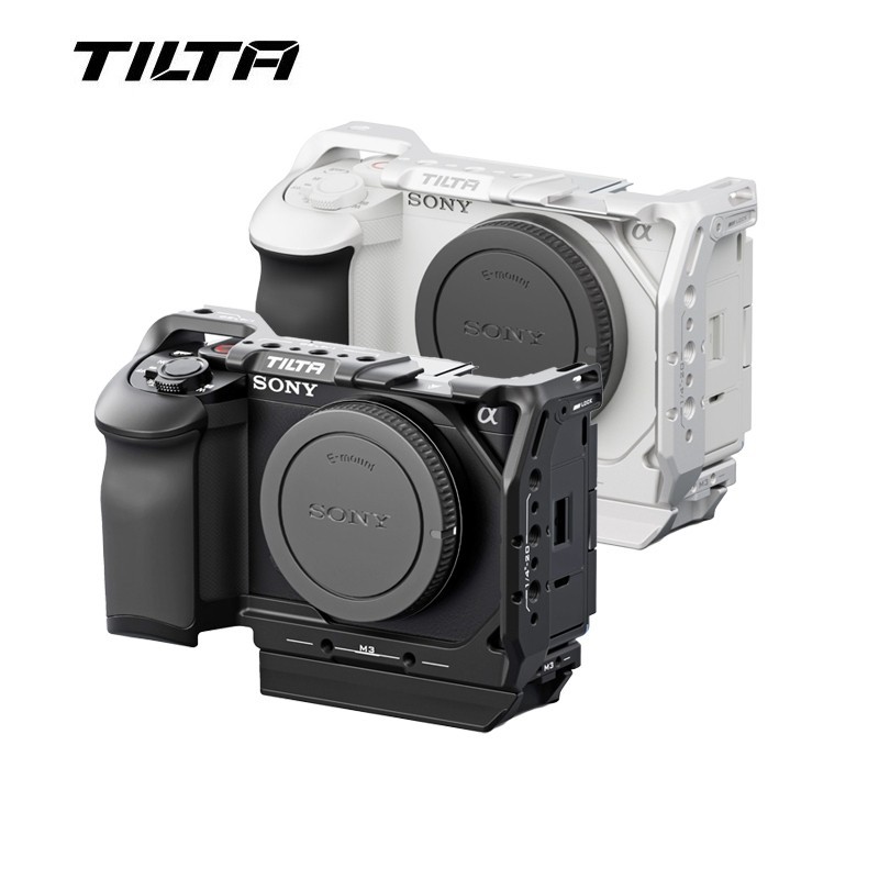TILTA Sony ZV-E1 ZVE1 Lồng Camera Bộ Bạc TA-T35-A-S Có Tay Cầm Silicon Dslr Rig Giày Lạnh Tay Cầm Na