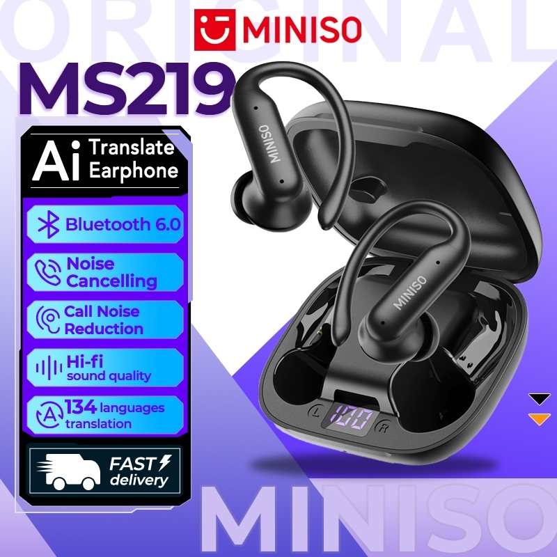 MINISO MS219 Tai nghe OWS Tai nghe Bluetooth 6.0 Tai nghe thể thao Tai nghe không dây Âm thanh HiFi Stereo Chất lượng âm thanh Hi-Fi Tai nghe chống ồn | BigBuy360 - bigbuy360.vn