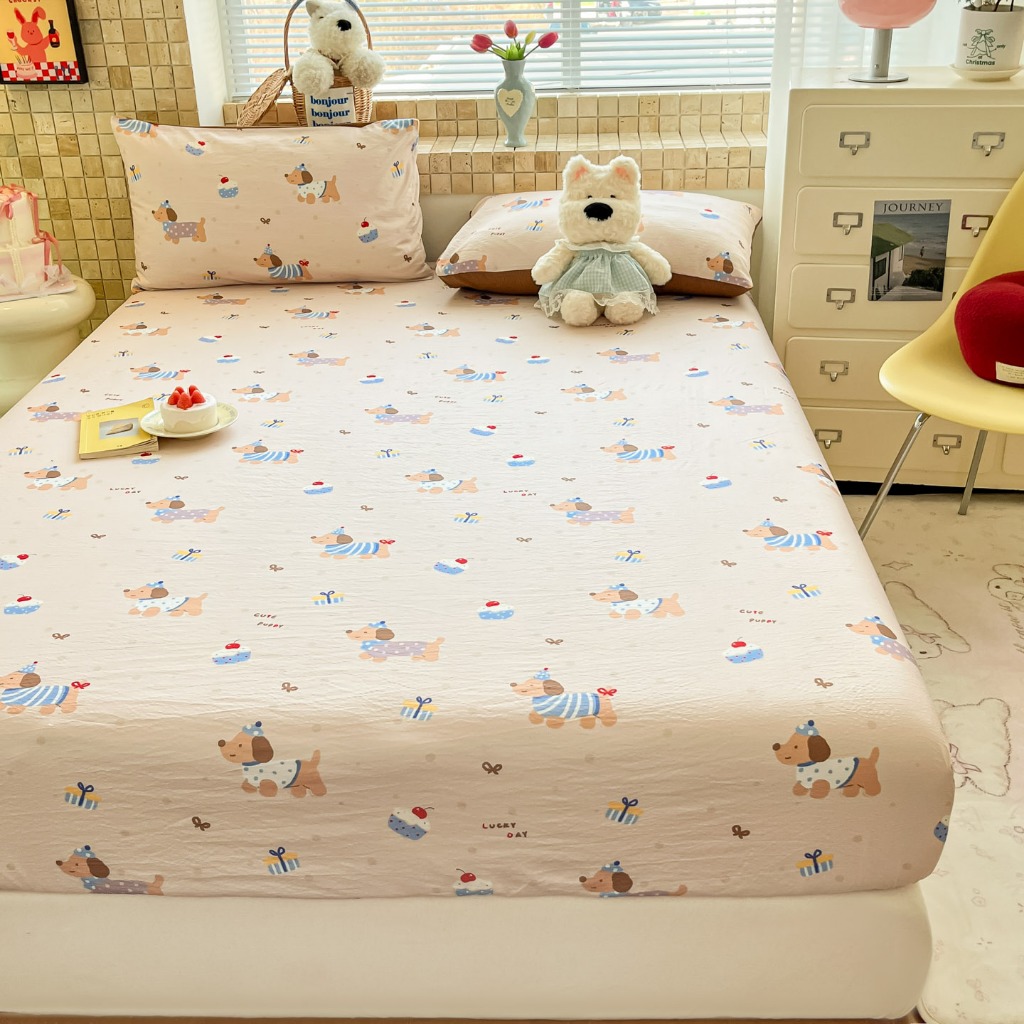 Chó xúc xích Coke Vải in hai lớp Tấm trải giường Đơn / Siêu đơn / Queen / King Size Drap giường Cadar | BigBuy360 - bigbuy360.vn
