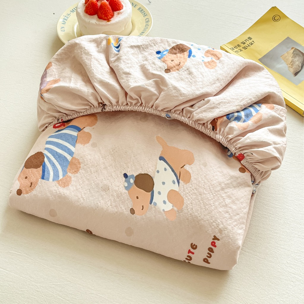 Chó xúc xích Coke Vải in hai lớp Tấm trải giường Đơn / Siêu đơn / Queen / King Size Drap giường Cadar