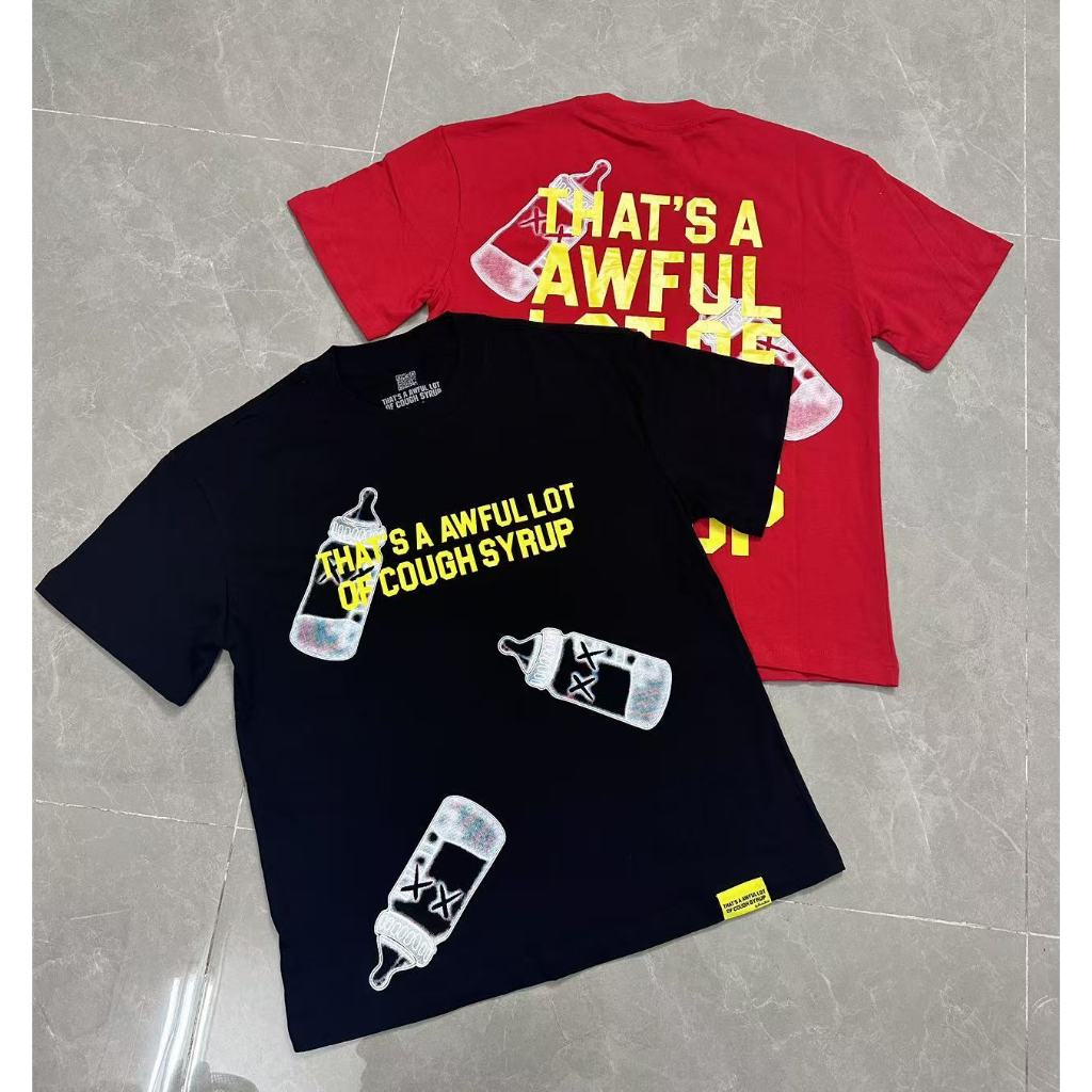 THAT. SA AWFUL LOT OF COUGH SYRUP Áo thun nữ croptop cổ tròn trơn chất cotton mát mẻ kiểu Hàn Quốc