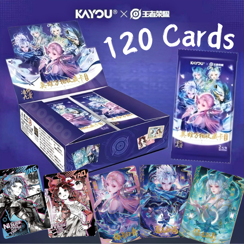 120 Thẻ Honor of Kings KAYOU King of Glory hiếm UR/CR/SSR Liên Quân Mobile sưu tầm game card