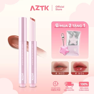 AZTK Son Thỏi Bóng Căng Bóng Mềm Môi Ẩm Mượt Tự Nhiên Màu Đẹp 1.9g