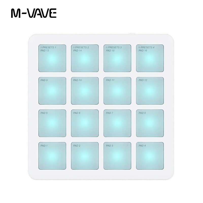 Bộ điều khiển MIDI không dây M-VAVE SMC-PAD Bàn phím gõ thích hợp Giao diện USB-C Di động
