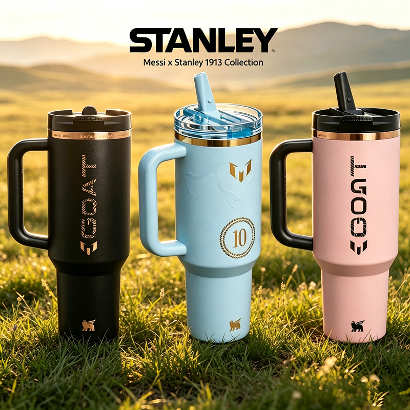Messi x Stanley 1913 Quencher® Cốc rơm lật ProTour (40 oz)