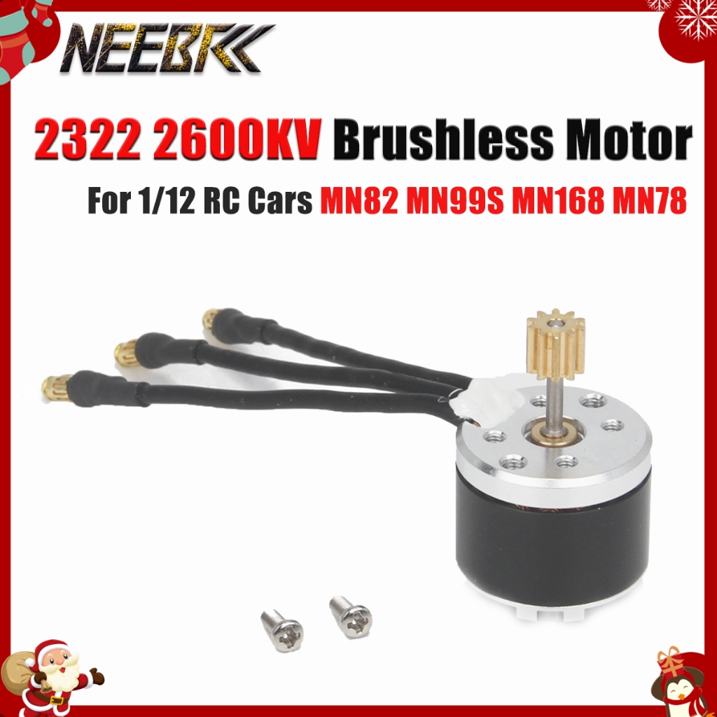 NEEBRC 2322 2600KV Outrunner Động cơ bánh xích không chổi than CW / CCW 5.5-9V cho MN82 MN99S MN168 