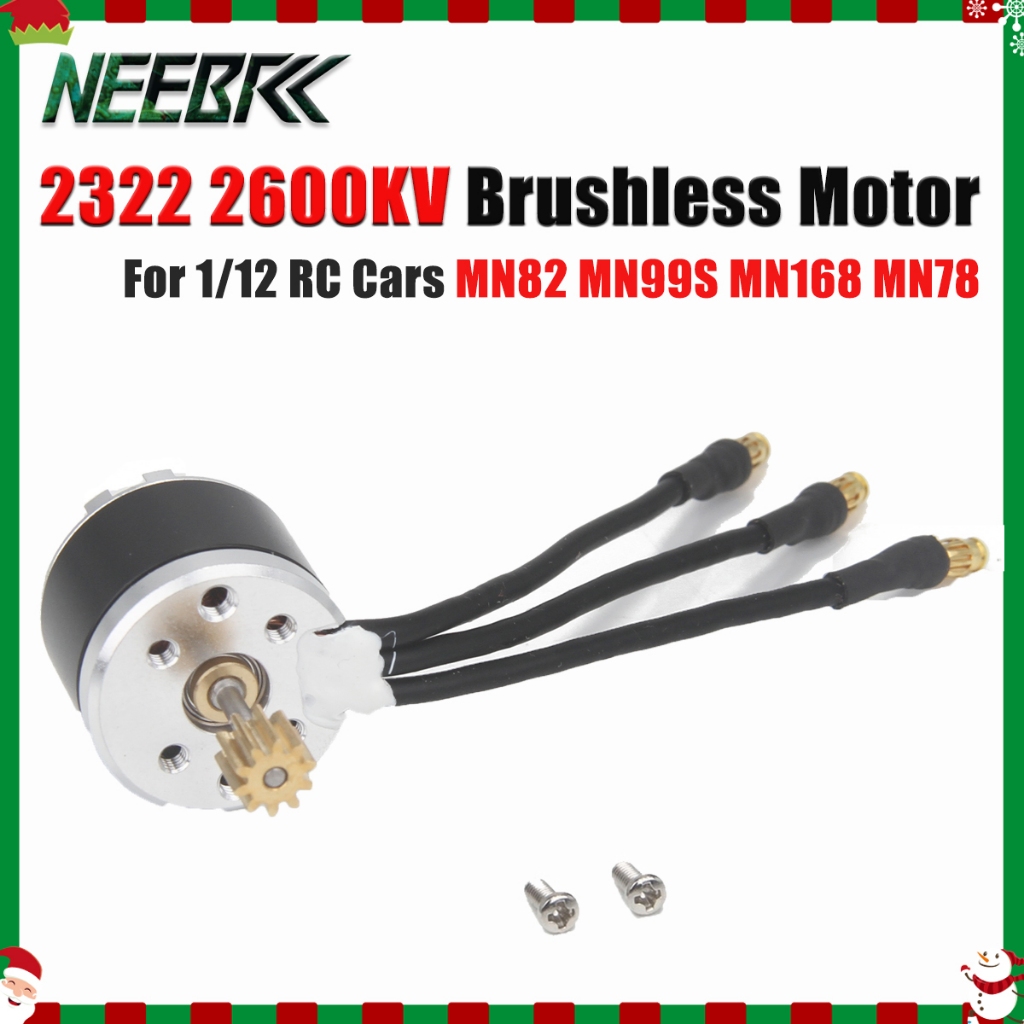NEEBRC 2322 2600KV Bánh Xích Động Cơ Không Chổi Than Outrunner Motor CW / CCW 5.5-9V Cho 1 / 12 RC C