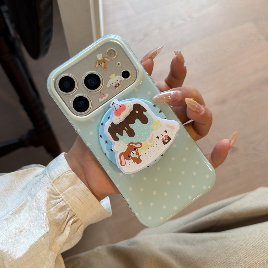 Dành cho iphone Case 17 Pro Max 16 Pro Max 15 Pro Max Star Dessert Rabbit phone Case