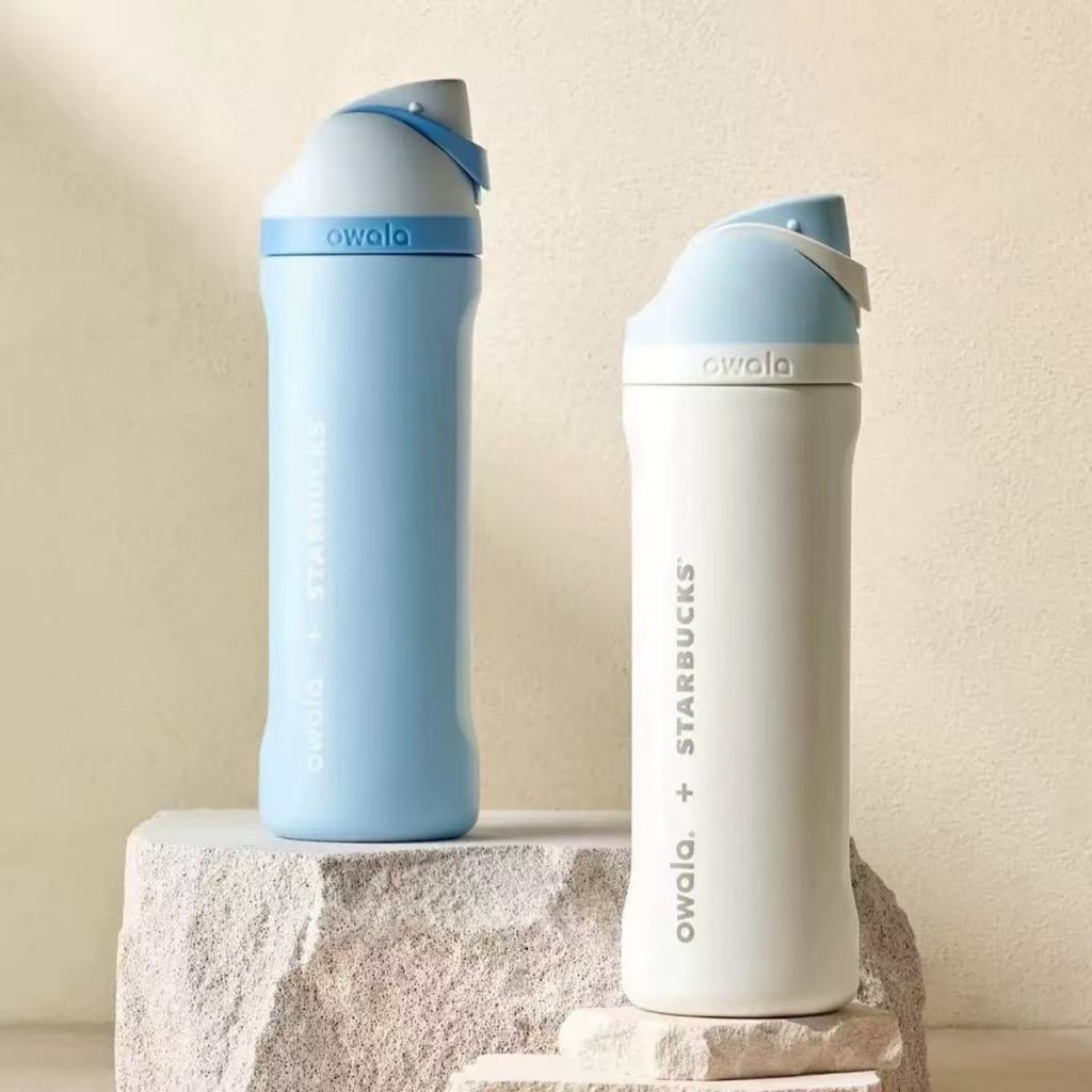 Owala + Starbucks Đồng thương hiệu Freesip InsulatedTumbler, 710ml, Thép không gỉ 304, Chân không ha