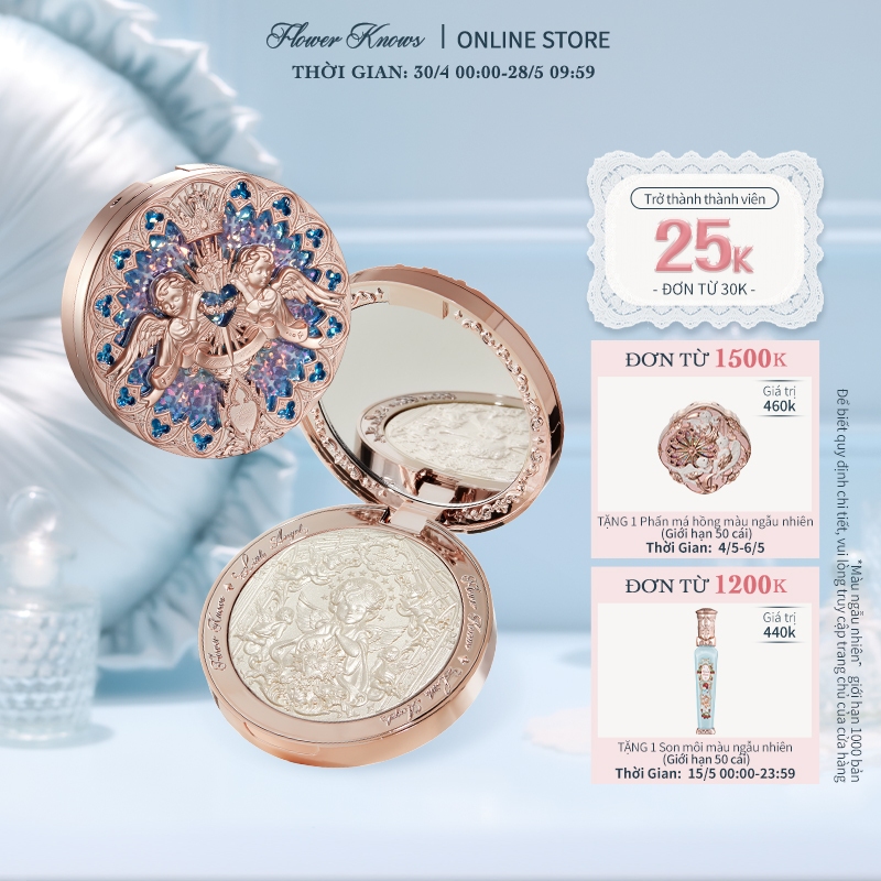 Phấn bắt sáng dập nổi FLOWER KNOWS bộ sưu tập Little Angel 8g | BigBuy360 - bigbuy360.vn