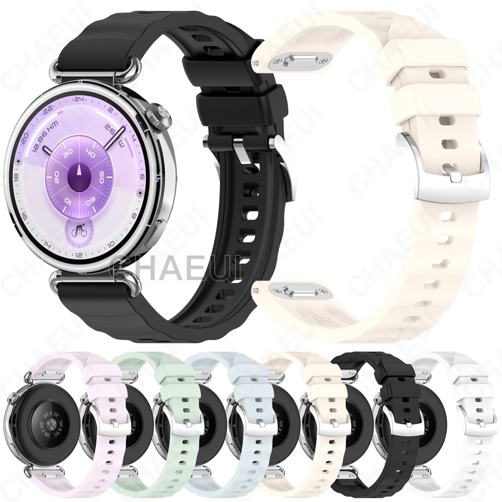 Dây đeo vòng tay silicon Phụ kiện dây đeo thể thao cho Huawei Watch GT6 41mm / GT5 41mm / GT4 41mm /