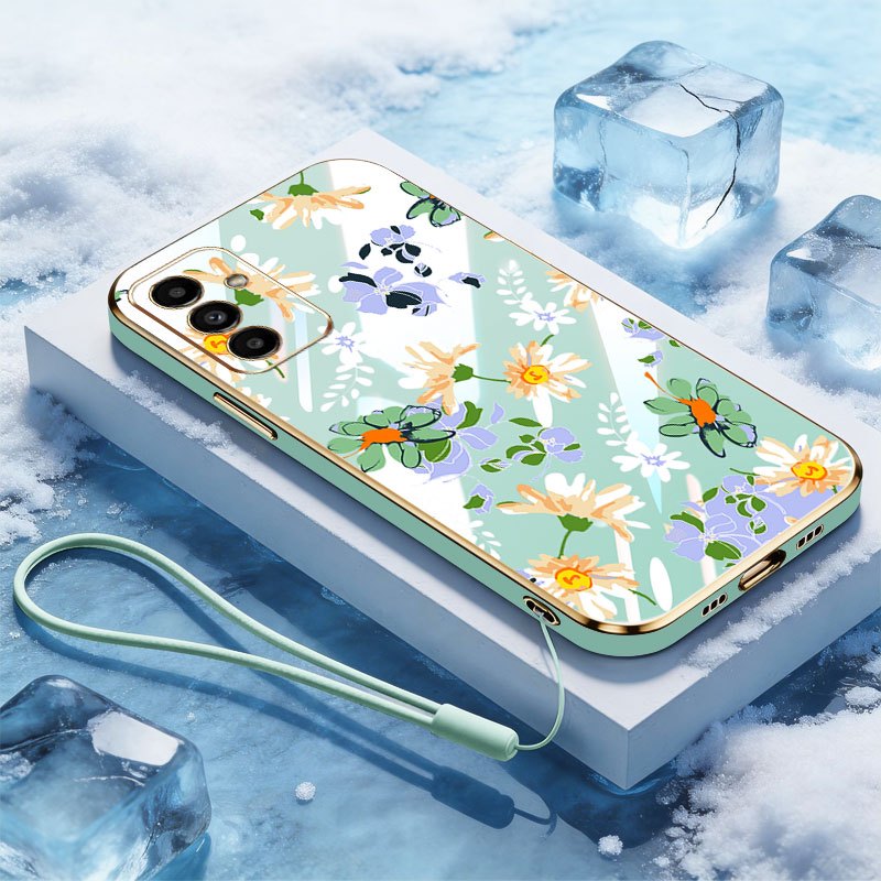 Ốp Điện Thoại YBD Cho Samsung Galaxy A26 A34 A35 A36 A53 A54 A55 A56 M54 F54 5G Hoa Phong Cách Tươi 