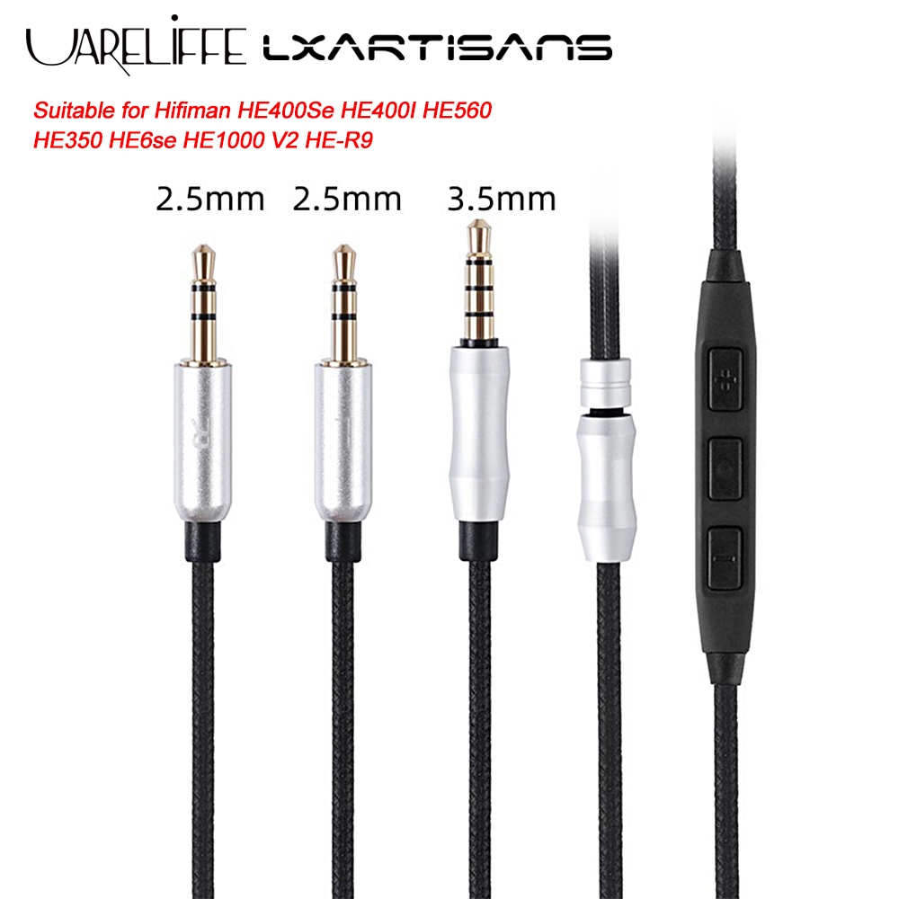 Cáp nâng cấp tai nghe Uareliffe LXARTISANS HiFi OFC Cáp nâng cấp âm thanh bện 3,5 mm Aux có thể thay