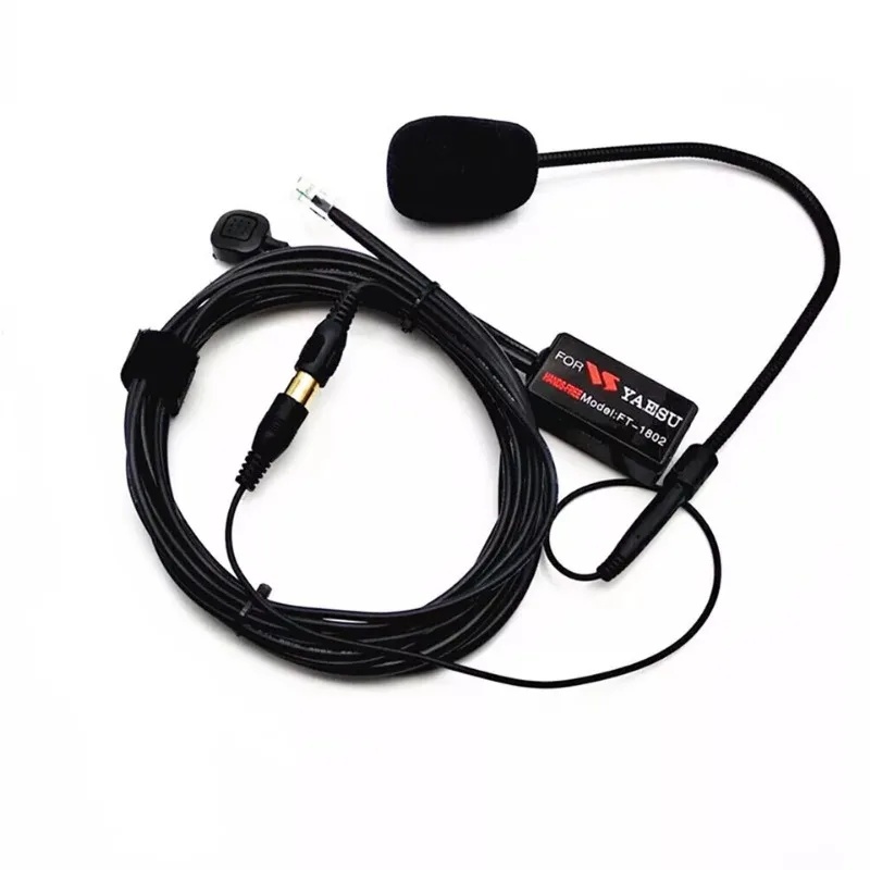 Yaesu FT-7800 Đài Phát Thanh Ô Tô Ngón Tay PTT Mic 6 Chân Micrô rảnh tay cho FT-8800 8900 FT-1802 FT