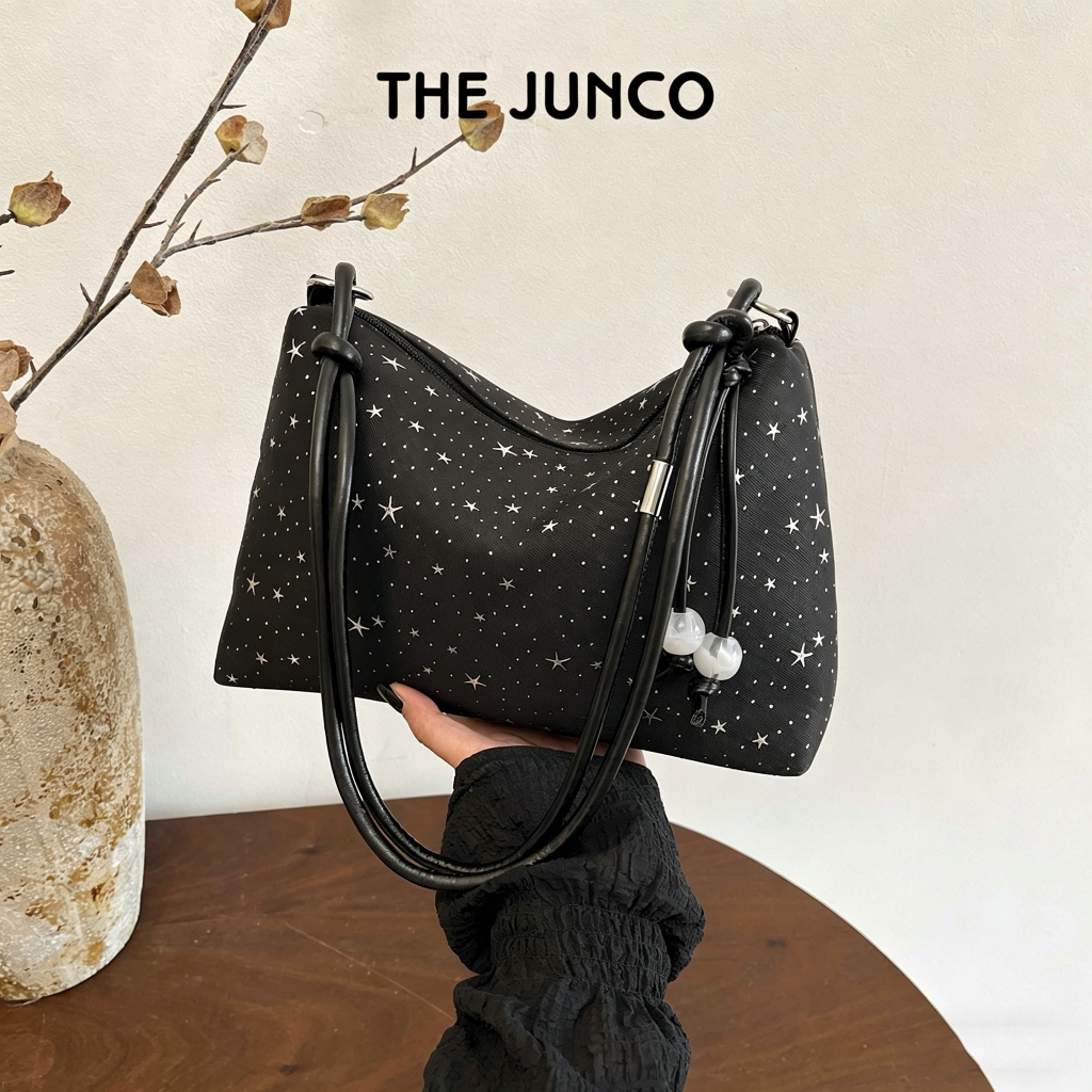 The Junco Túi sao công suất lớn phụ nữ thời trang xách tay một vai túi nách túi