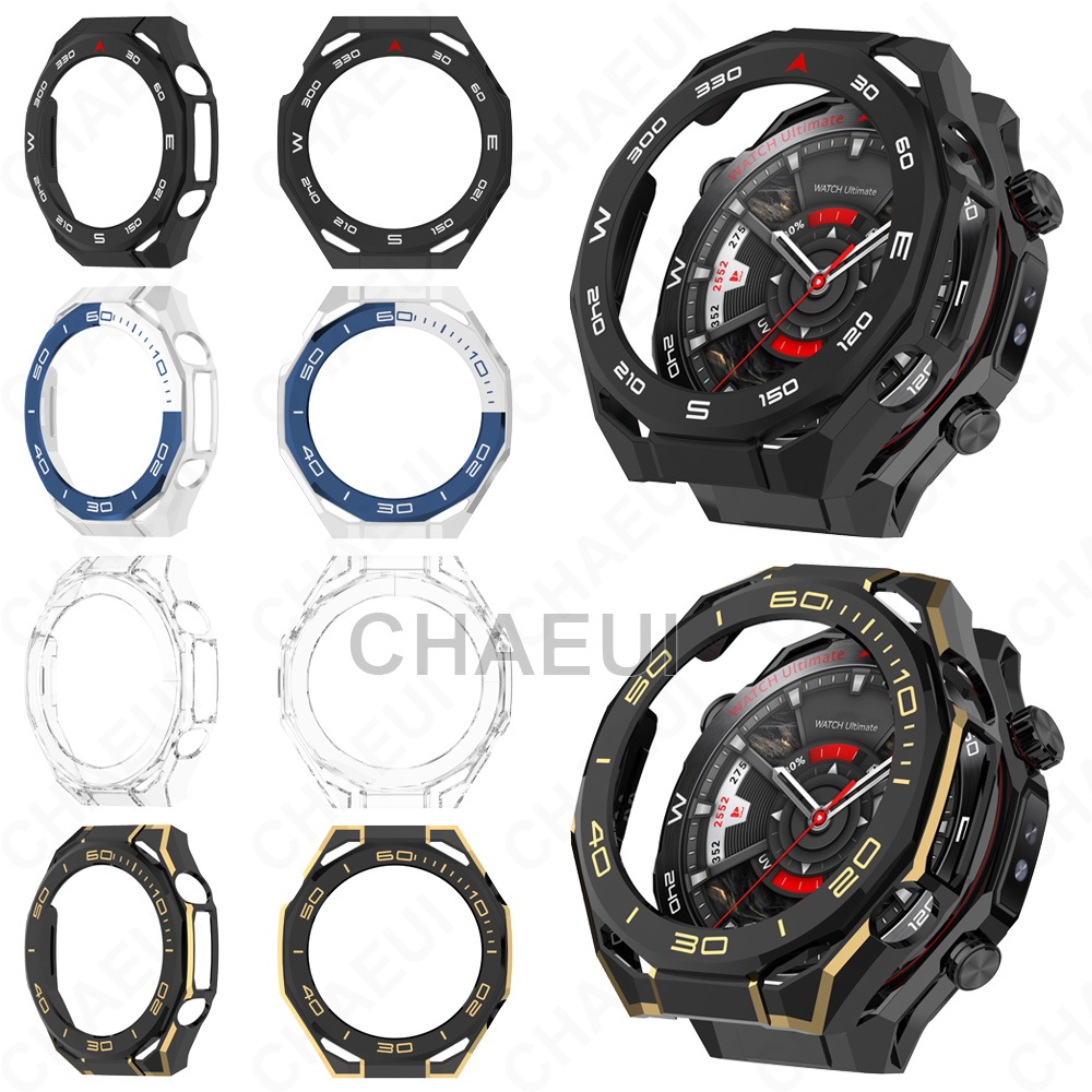Vỏ bảo vệ màn hình PC Phụ kiện khung nửa bìa cho Huawei Watch Ultimate 2