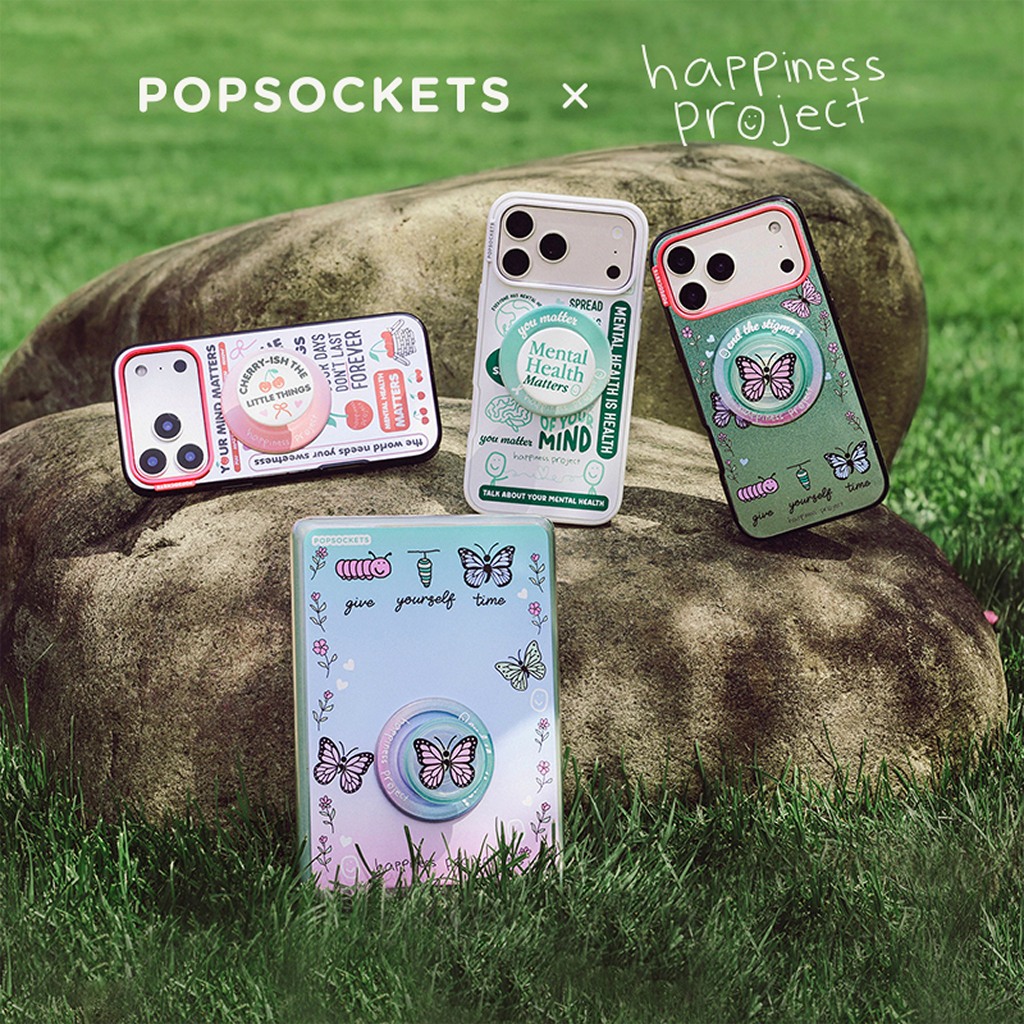 PopSockets Happiness Project PopGrip for MagSafe | The Premium Phone Grip | Best MagSafe iPhone Hold