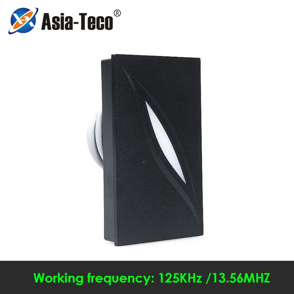 Hệ thống kiểm soát truy cập chống nước KR100E IP65 125KHz 13.56 MHz Đầu đọc thẻ RFID Wiegand 26 / 34